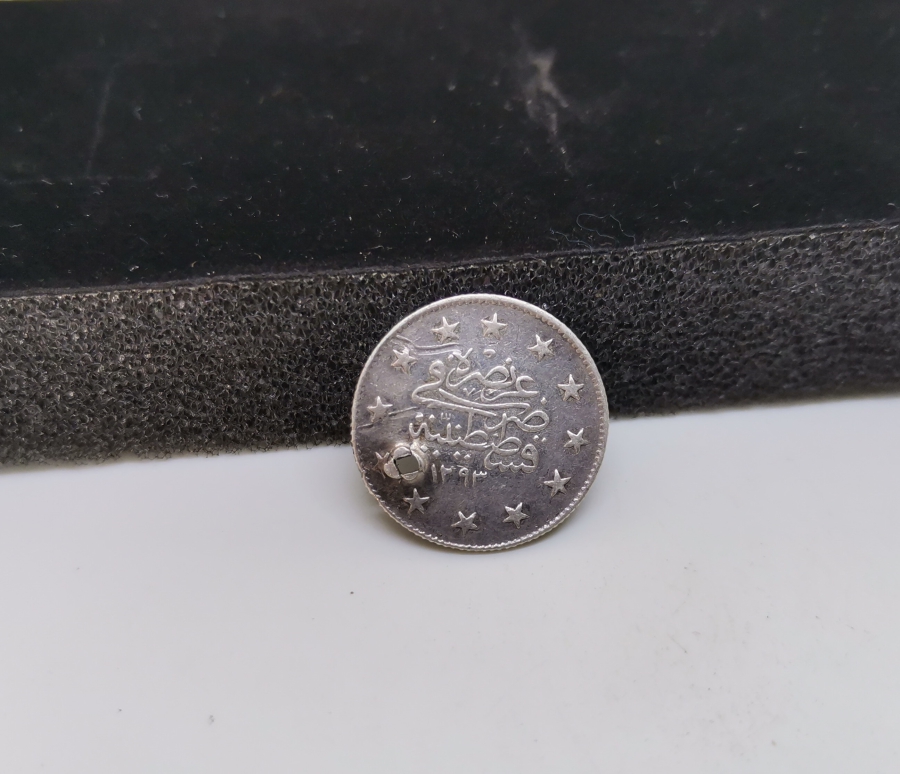 SULTAN ABDÜLHAMİD DÖNEMİ GÜMÜŞ 2 KURUŞ MECİDİYE