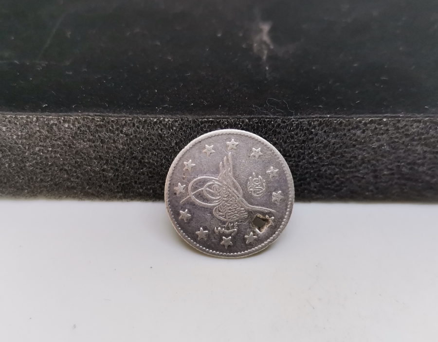 SULTAN ABDÜLHAMİD DÖNEMİ GÜMÜŞ 2 KURUŞ MECİDİYE