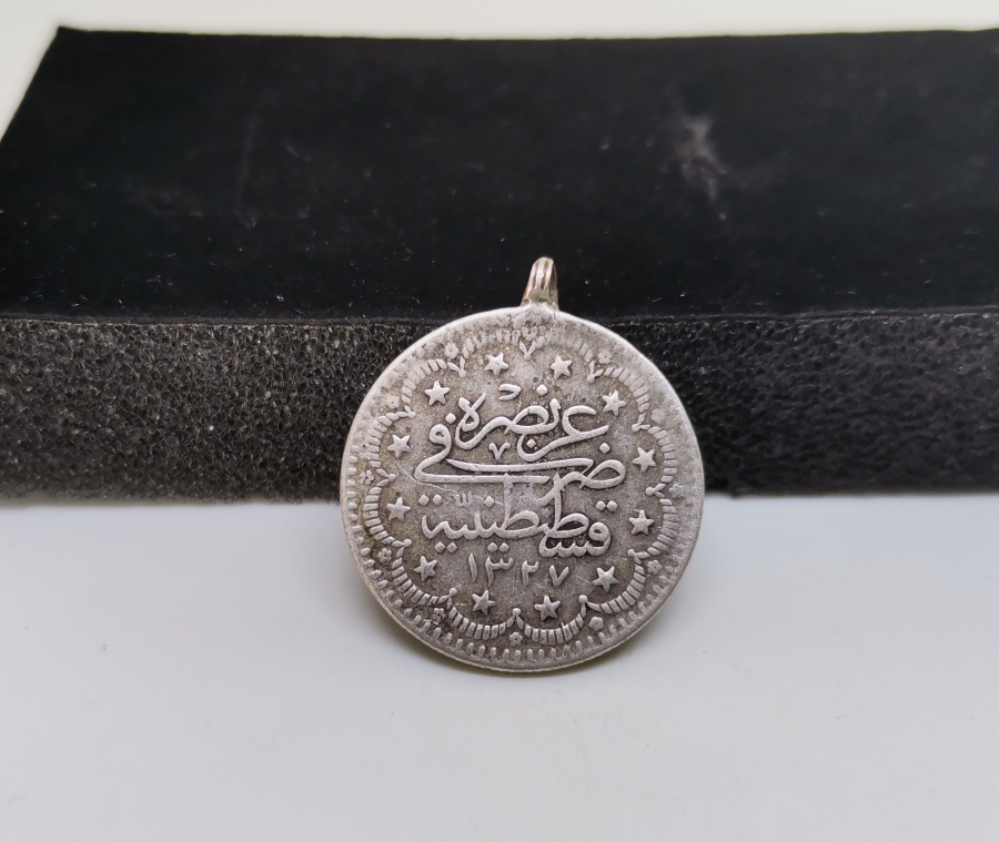 SULTAN MEHMET REŞAT HAN DÖNEMİ GÜMÜŞ 5 KURUŞ MECİDİYE