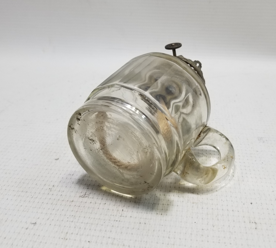 NADİR FORMDA OSMANLI DÖNEMİ TUTMAÇLI GAZ LAMBASI