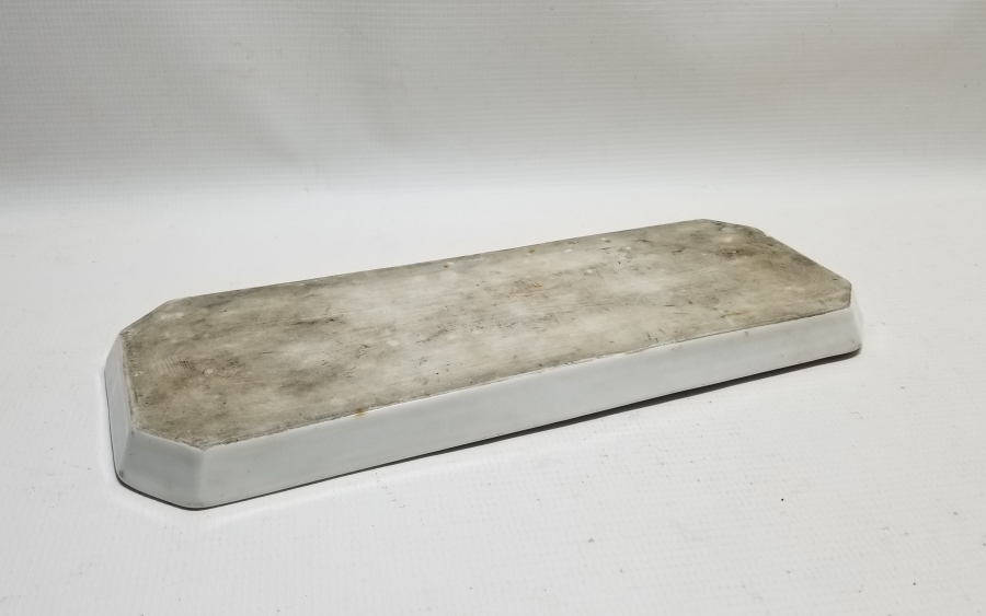 OSMANLI DÖNEMİ EL BOYAMA PORSELEN TEPSİ