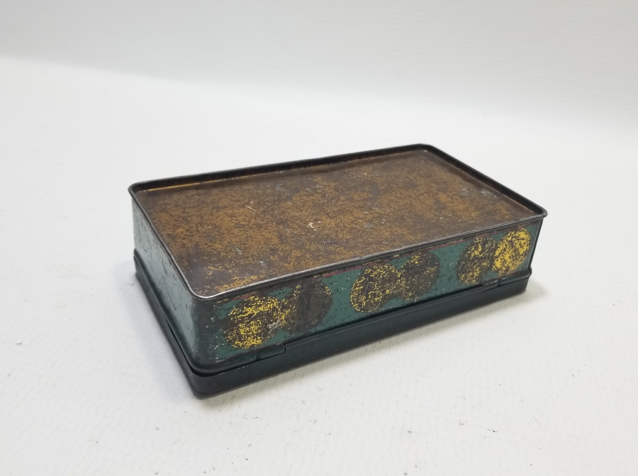 ÜZERİ OSMANLICA YAZILI VE DEVLET ARMALI OSMANLI DÖNEMİ SİGARA KUTUSU