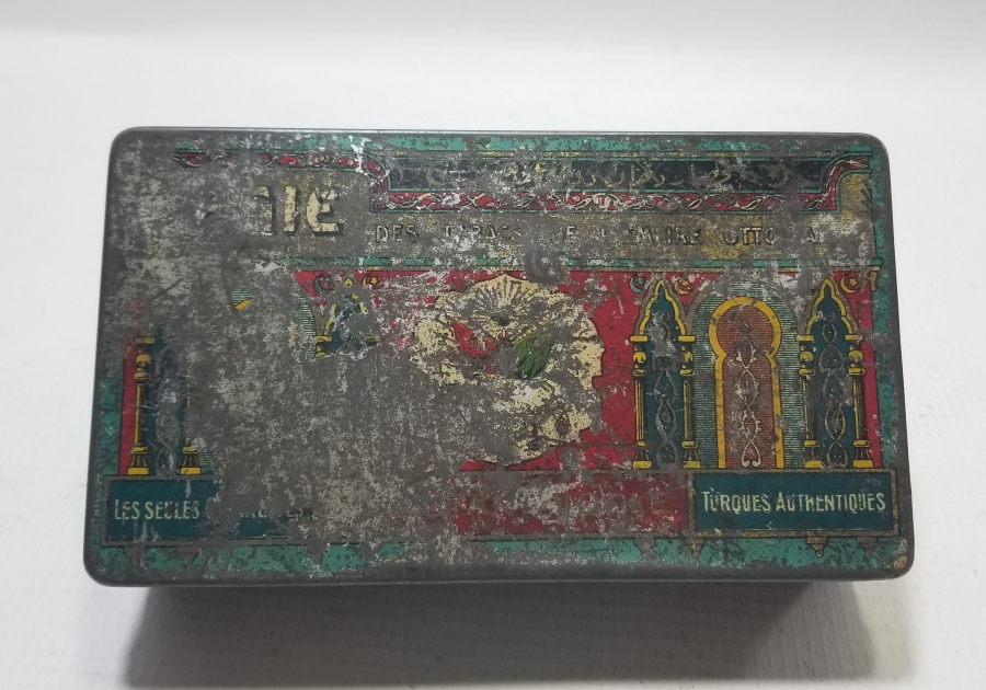 ÜZERİ OSMANLICA YAZILI VE DEVLET ARMALI OSMANLI DÖNEMİ SİGARA KUTUSU