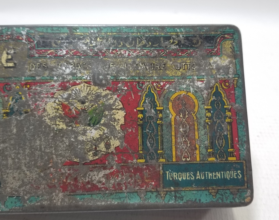ÜZERİ OSMANLICA YAZILI VE DEVLET ARMALI OSMANLI DÖNEMİ SİGARA KUTUSU