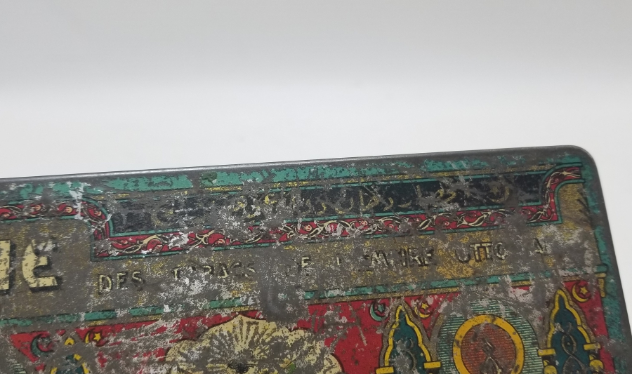 ÜZERİ OSMANLICA YAZILI VE DEVLET ARMALI OSMANLI DÖNEMİ SİGARA KUTUSU