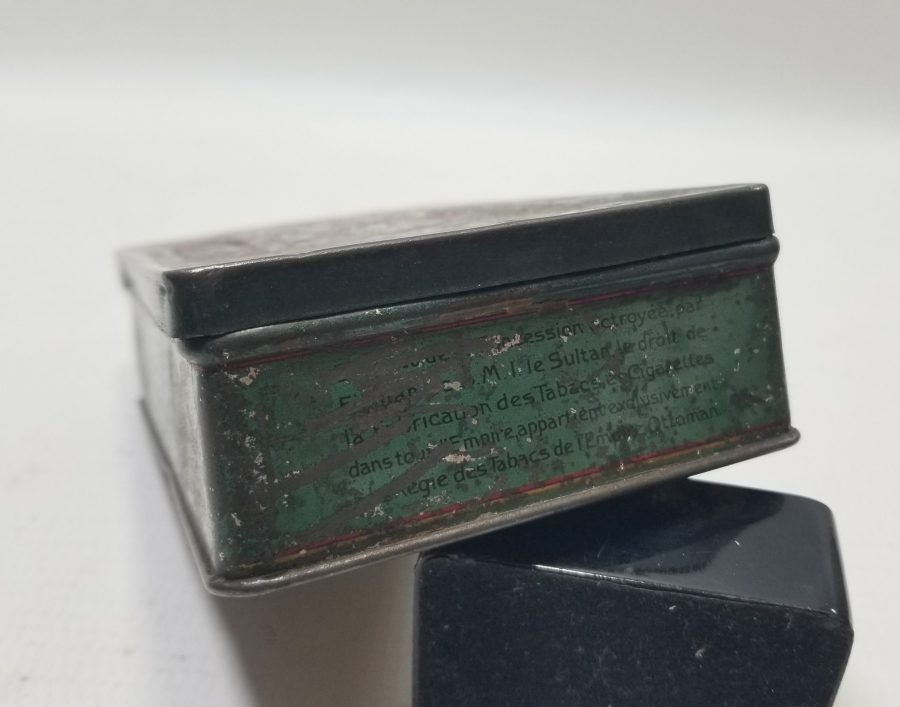 ÜZERİ OSMANLICA YAZILI VE DEVLET ARMALI OSMANLI DÖNEMİ SİGARA KUTUSU