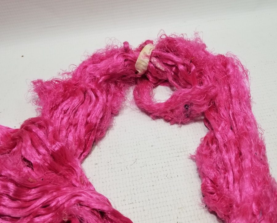 OSMANLI DÖNEMİ KÖK BOYALI NADİR İPEK KULLANILMAMIŞ İPLİK