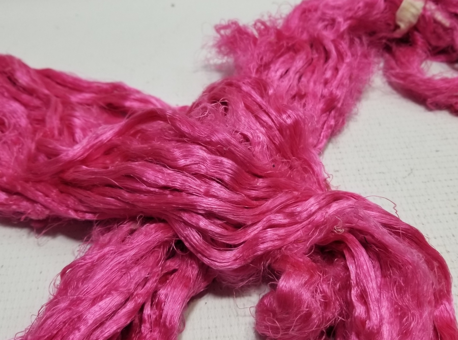 OSMANLI DÖNEMİ KÖK BOYALI NADİR İPEK KULLANILMAMIŞ İPLİK