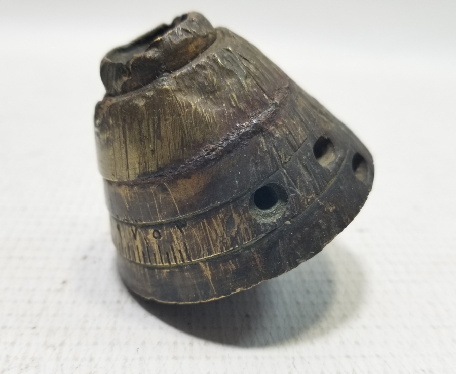 ÜZERİ OSMANLICA YAZILI OSMANLI DÖNEMİ TOP MERMİSİ BAŞLIĞI