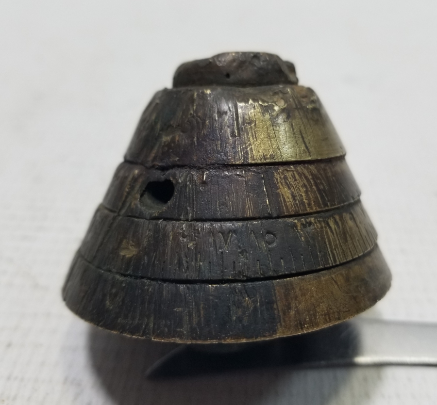 ÜZERİ OSMANLICA YAZILI OSMANLI DÖNEMİ TOP MERMİSİ BAŞLIĞI