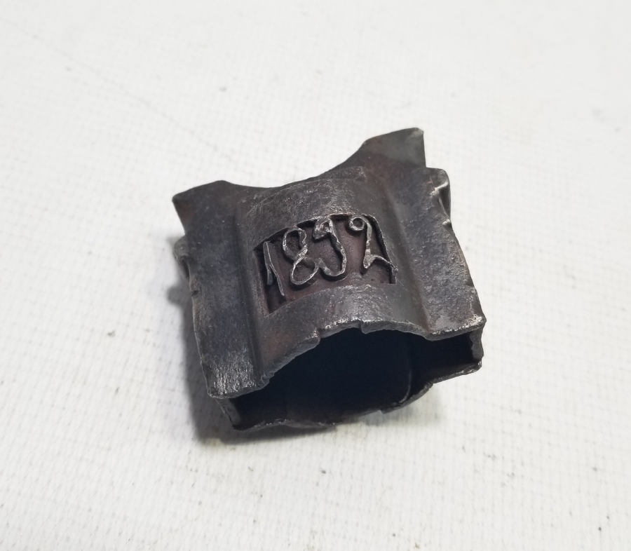 1892 TARİHLİ EL YAPIMI OSMANLI DÖNEMİ RUM İŞİ KİLİT PARÇASI