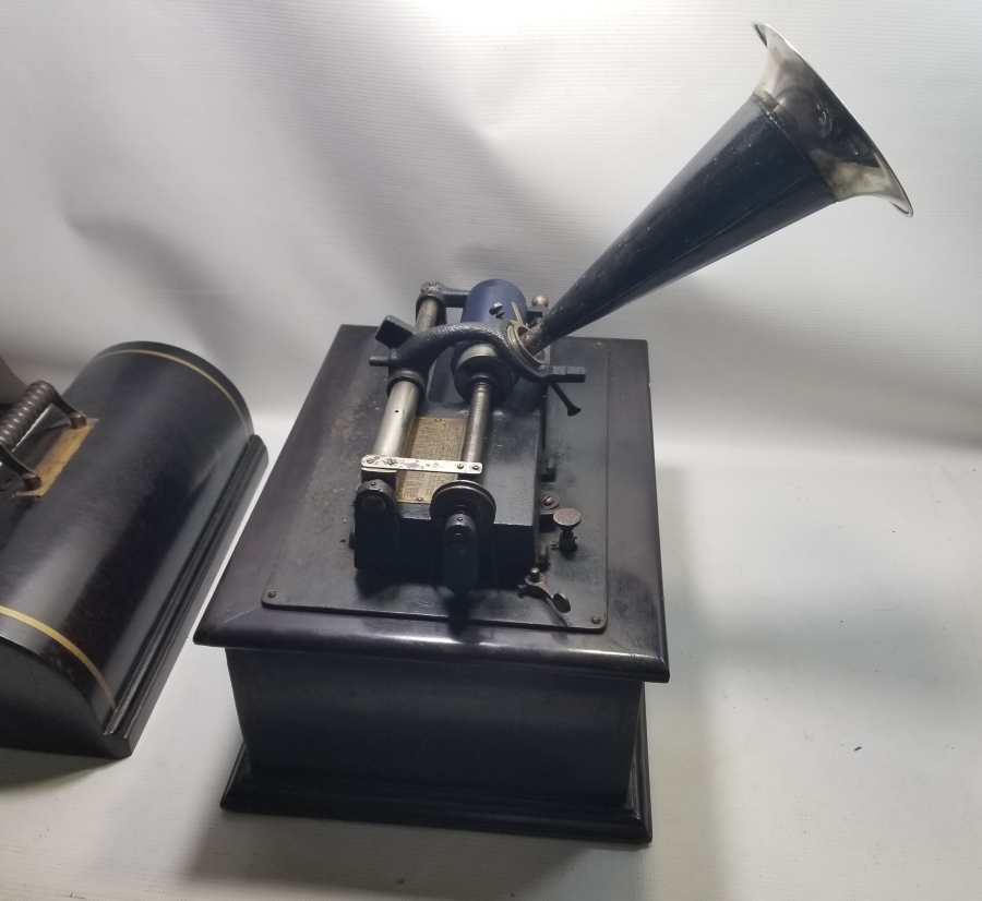 EDİSON MARKA ÇOK NADİR OSMANLI DÖNEMİ FONOGRAF GRAMAFONU