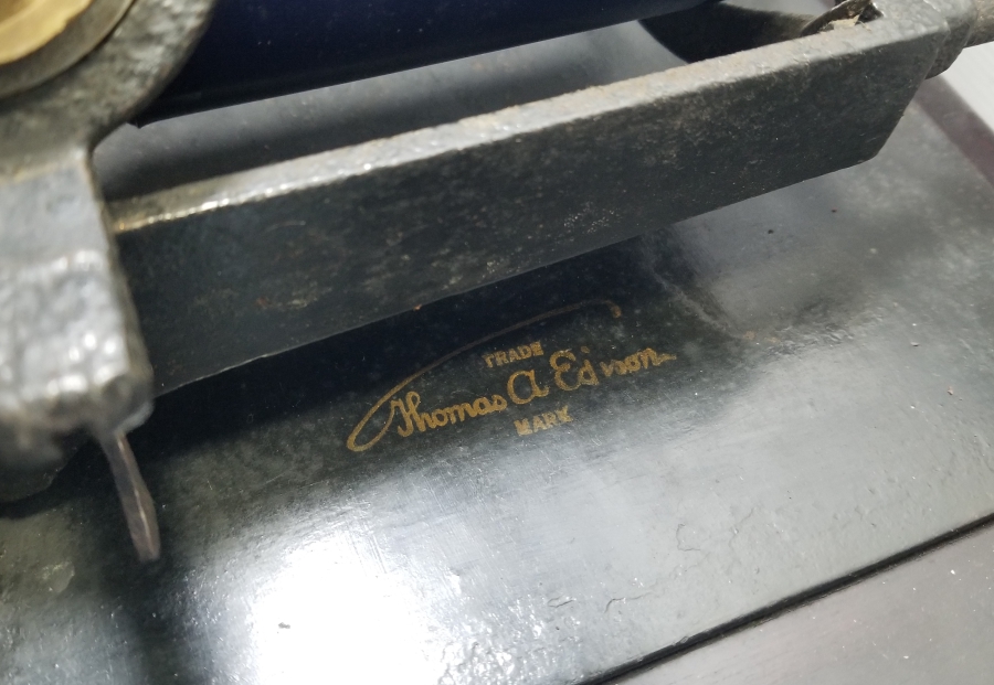 EDİSON MARKA ÇOK NADİR OSMANLI DÖNEMİ FONOGRAF GRAMAFONU