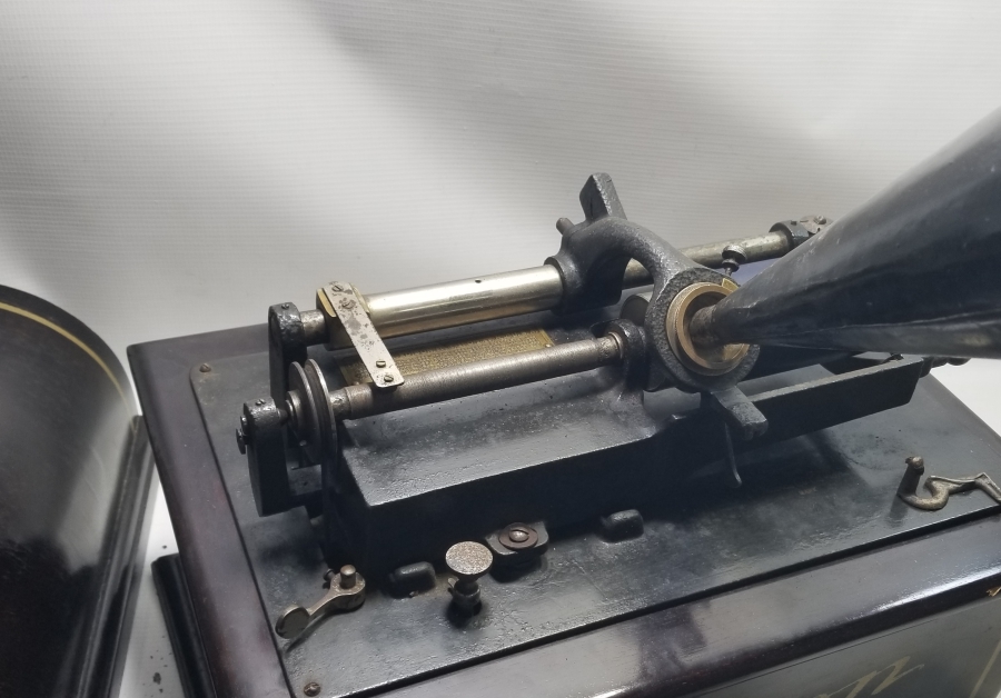 EDİSON MARKA ÇOK NADİR OSMANLI DÖNEMİ FONOGRAF GRAMAFONU