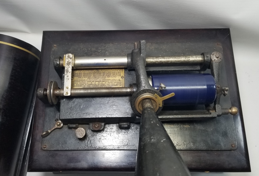 EDİSON MARKA ÇOK NADİR OSMANLI DÖNEMİ FONOGRAF GRAMAFONU