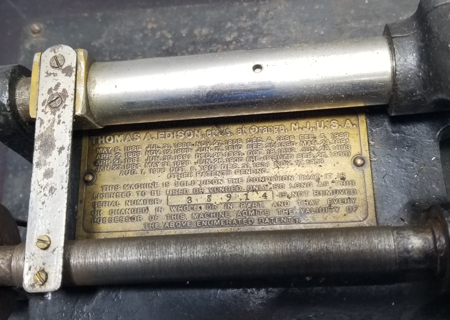 EDİSON MARKA ÇOK NADİR OSMANLI DÖNEMİ FONOGRAF GRAMAFONU