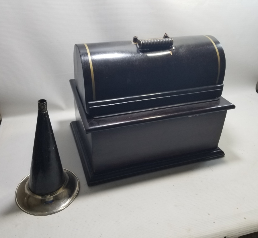 EDİSON MARKA ÇOK NADİR OSMANLI DÖNEMİ FONOGRAF GRAMAFONU