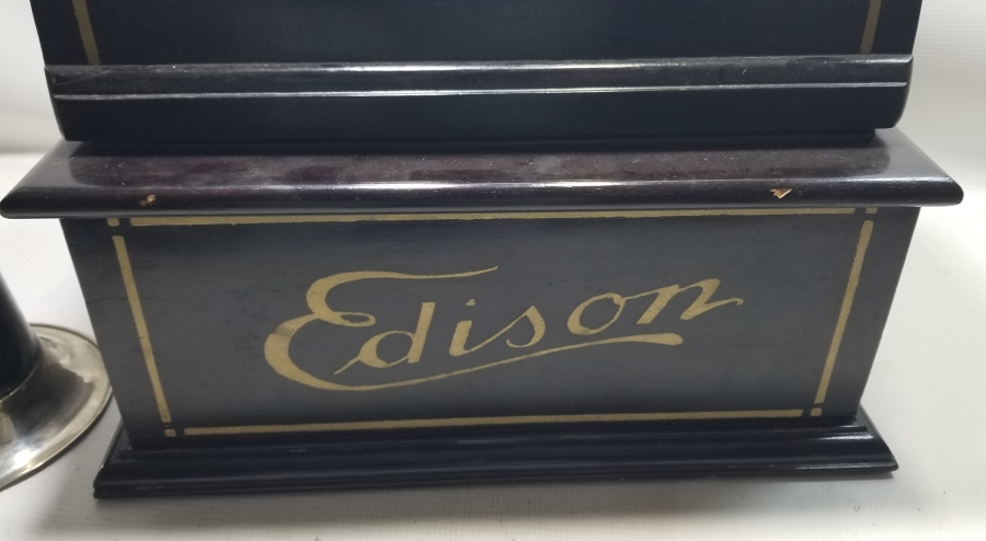 EDİSON MARKA ÇOK NADİR OSMANLI DÖNEMİ FONOGRAF GRAMAFONU