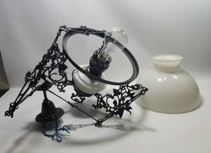 OSMANLI DÖNEMİ NADİR TİPTE KONAK GAZ LAMBASI