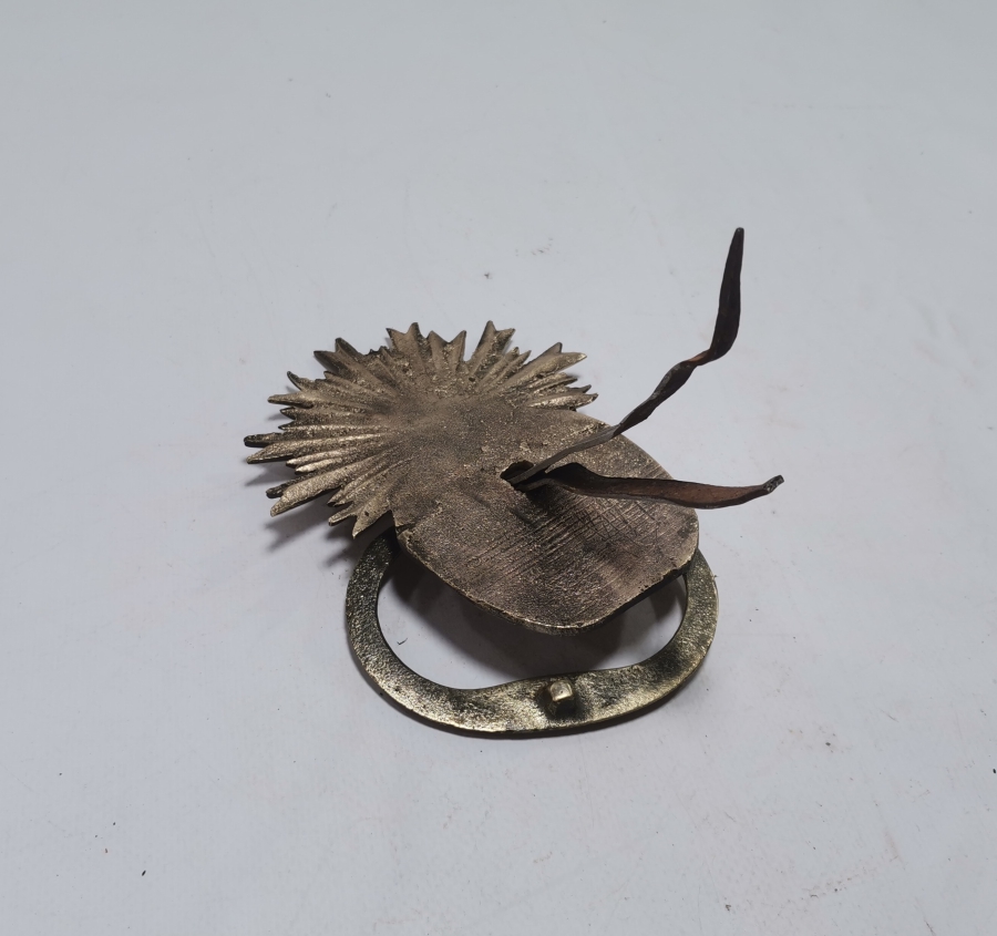 ÜZERİNDE OSMANLI SALTANAT ŞEMSESİ BULUNAN ABDÜLMECİD HAN DÖNEMİ NADİR KAPI TOKMAĞI