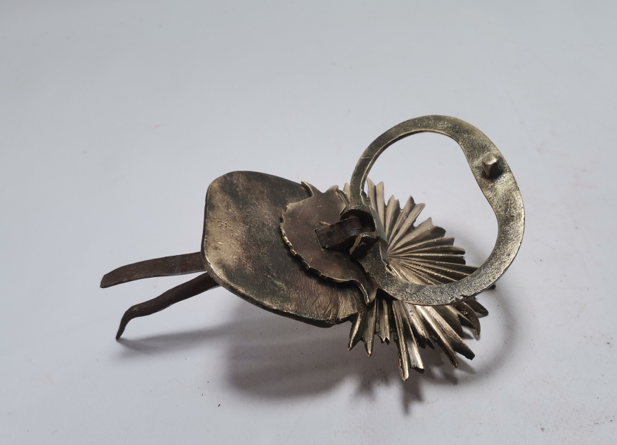 ÜZERİNDE OSMANLI SALTANAT ŞEMSESİ BULUNAN ABDÜLMECİD HAN DÖNEMİ NADİR KAPI TOKMAĞI