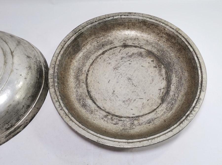 OSMANLI DÖNEMİ DEV BOYDA KAPAKLI BAKIR LENGER