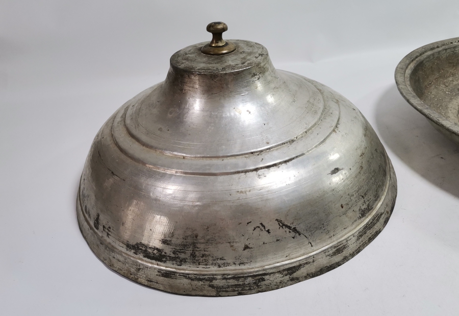 OSMANLI DÖNEMİ DEV BOYDA KAPAKLI BAKIR LENGER