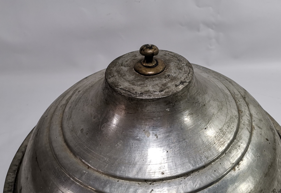 OSMANLI DÖNEMİ DEV BOYDA KAPAKLI BAKIR LENGER