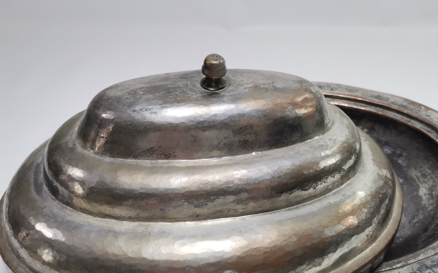 TUTMACI MEVLEVİ SİKKELİ OSMANLI DÖNEMİ BAKIR KAPAKLI LENGER