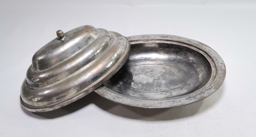 TUTMACI MEVLEVİ SİKKELİ OSMANLI DÖNEMİ BAKIR KAPAKLI LENGER