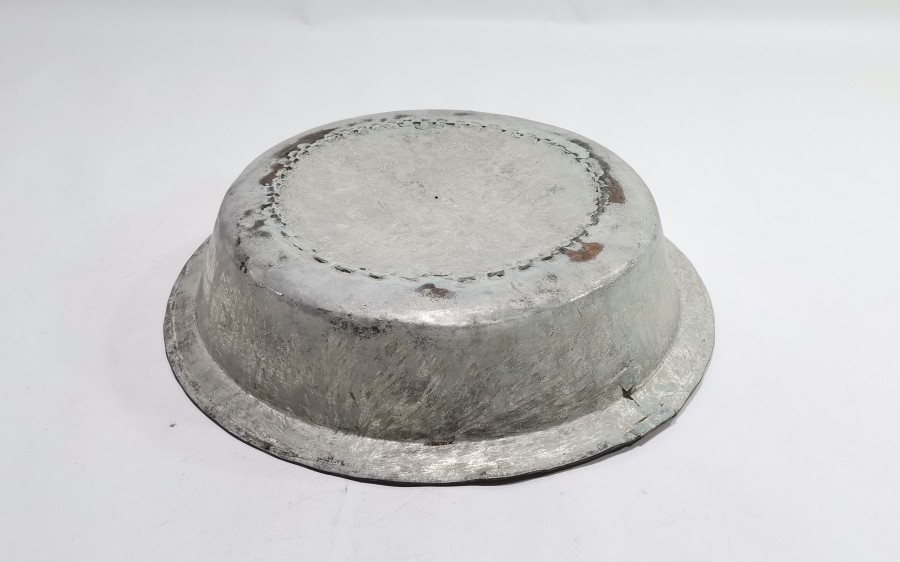 EVKAF KATİBİ HACI AHMED AĞA'YA AİT OSMANLI DÖNEMİ BAKIR TABAK