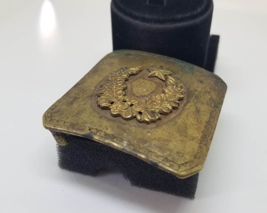 NADİR TİPTE OSMANLI DÖNEMİ ERTUĞRUL ALAYLARI SUBAY KEMER TOKASI