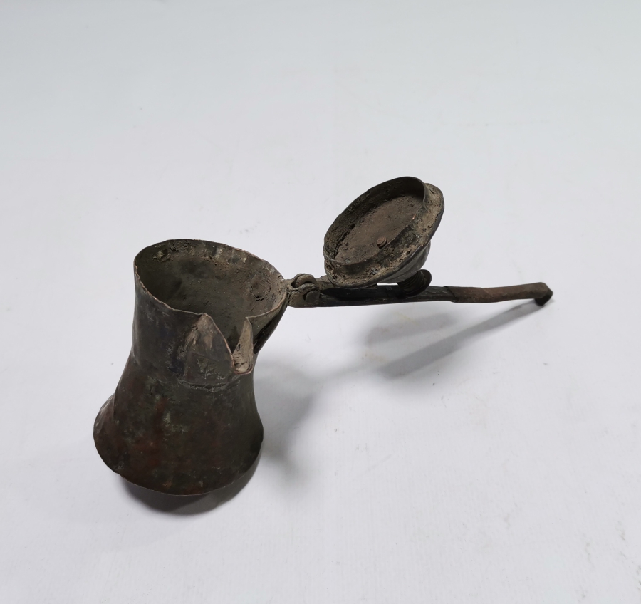 OSMANLI DÖNEMİ EDİRNE İŞİ KAHVE CEZVESİ