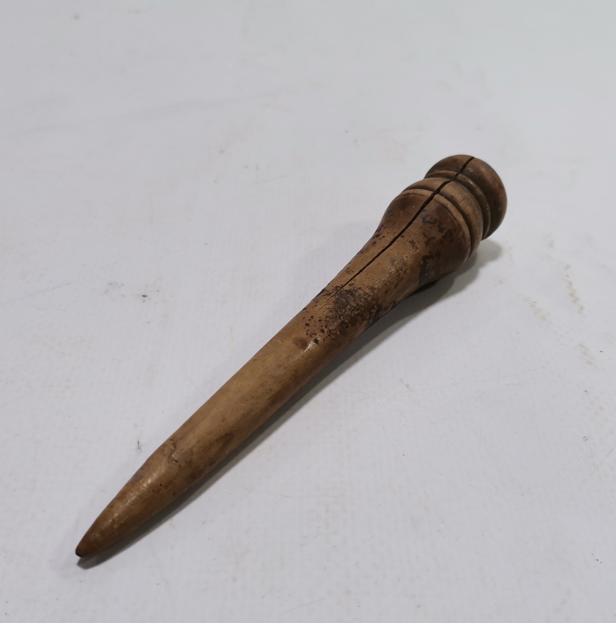 OSMANLI DÖNEMİ EL YAPIMI NADİR AHŞAP ZIBIK