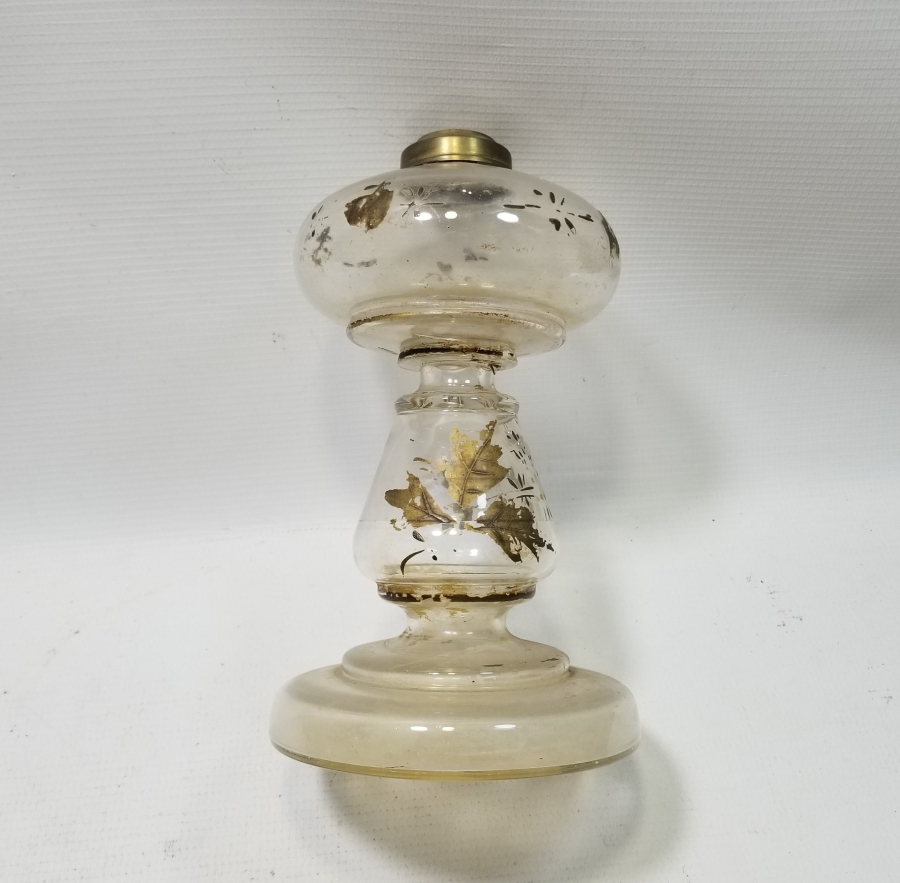 ÜZERİ EL BOYAMA İŞÇİLİKLİ OSMANLI DÖNEMİ KOPARMA GAZ LAMBASI