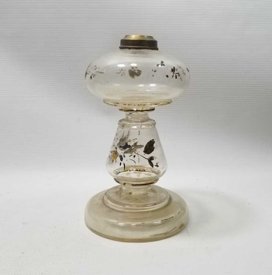 ÜZERİ EL BOYAMA İŞÇİLİKLİ OSMANLI DÖNEMİ KOPARMA GAZ LAMBASI