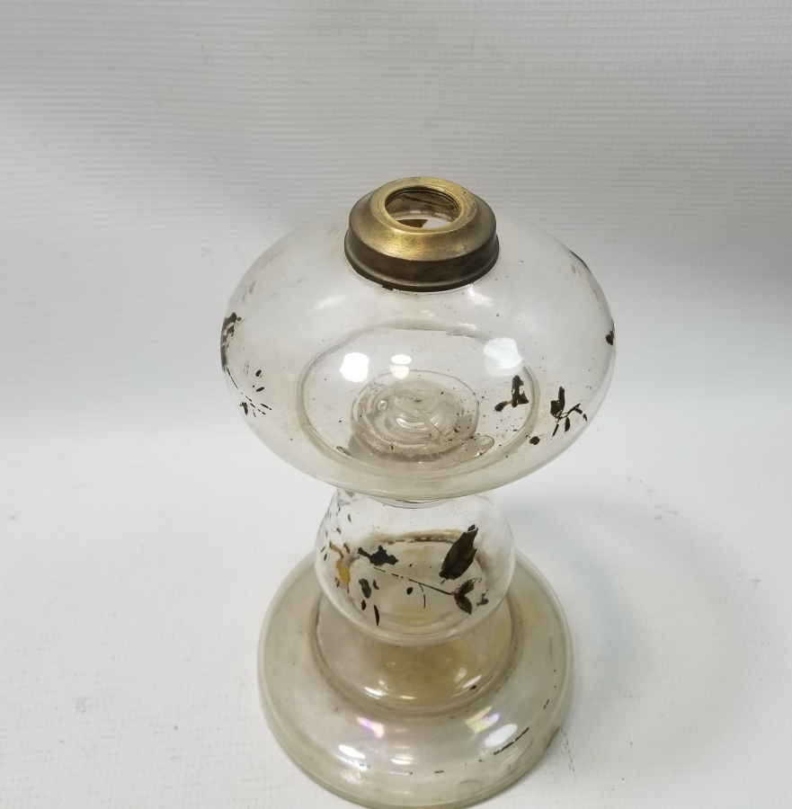 ÜZERİ EL BOYAMA İŞÇİLİKLİ OSMANLI DÖNEMİ KOPARMA GAZ LAMBASI