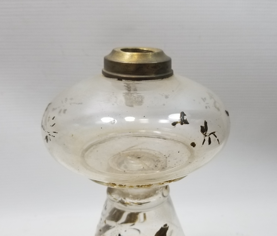 ÜZERİ EL BOYAMA İŞÇİLİKLİ OSMANLI DÖNEMİ KOPARMA GAZ LAMBASI