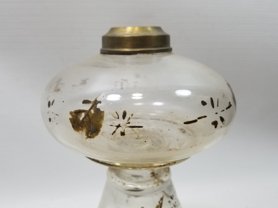 ÜZERİ EL BOYAMA İŞÇİLİKLİ OSMANLI DÖNEMİ KOPARMA GAZ LAMBASI