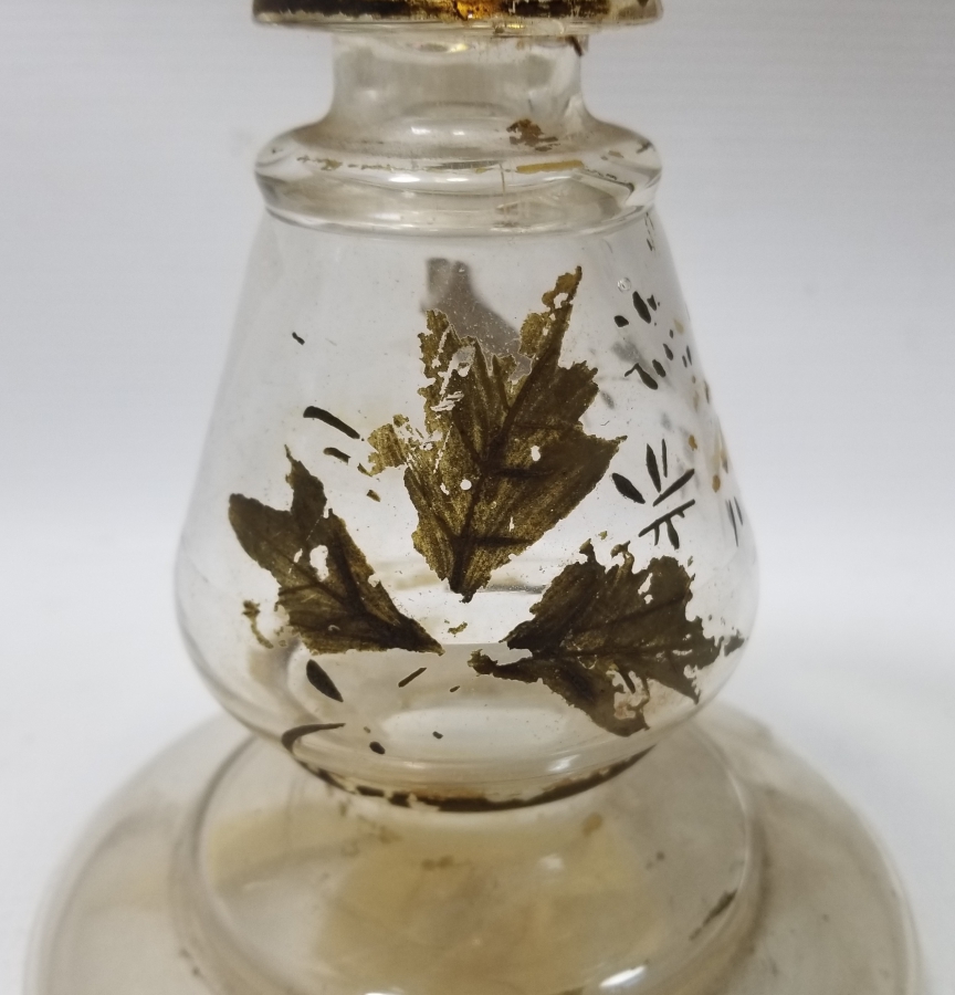 ÜZERİ EL BOYAMA İŞÇİLİKLİ OSMANLI DÖNEMİ KOPARMA GAZ LAMBASI