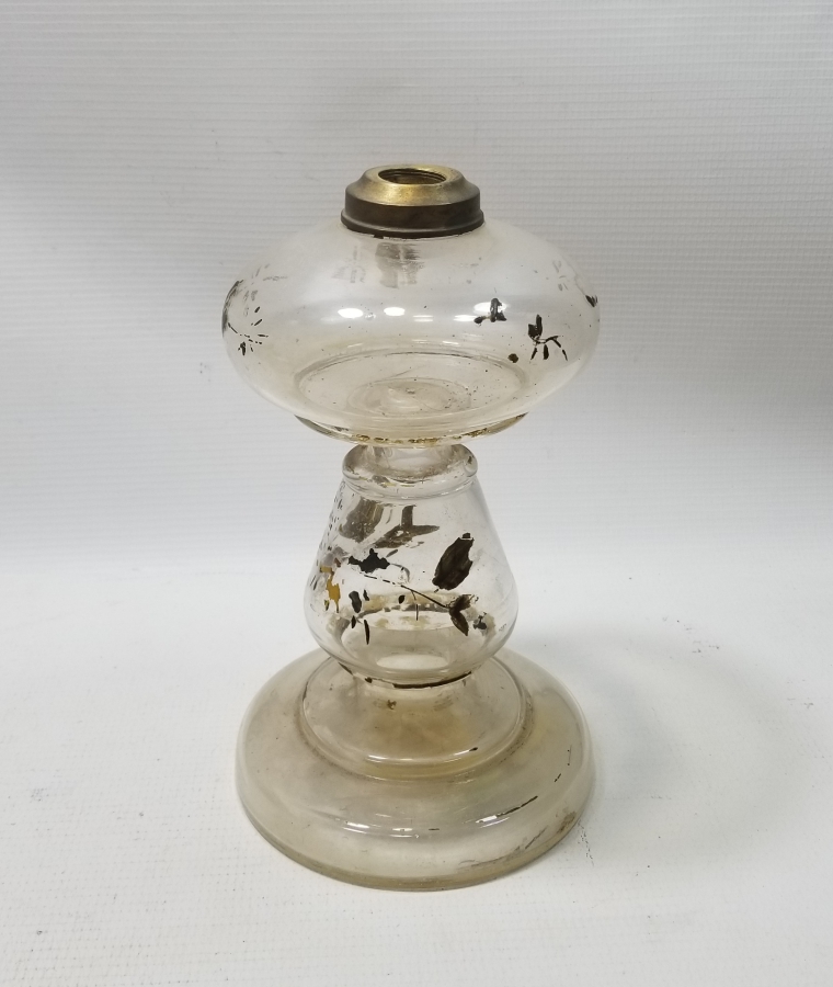 ÜZERİ EL BOYAMA İŞÇİLİKLİ OSMANLI DÖNEMİ KOPARMA GAZ LAMBASI