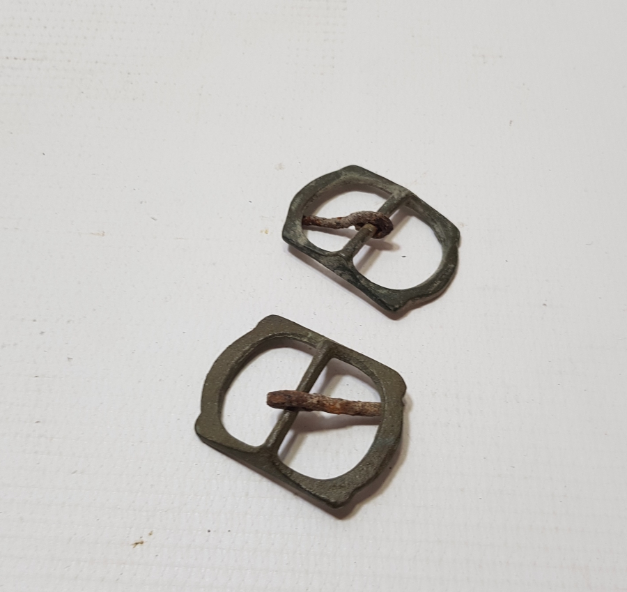 OSMANLI DÖNEMİ İKİ ADET KEMER TOKASI