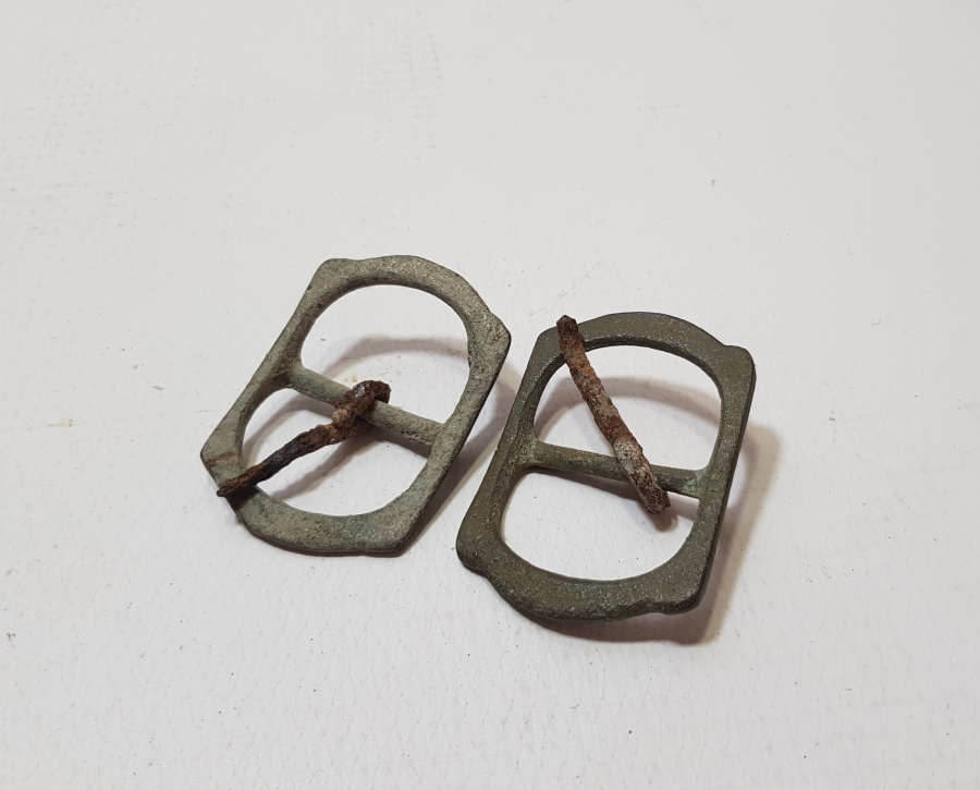 OSMANLI DÖNEMİ İKİ ADET KEMER TOKASI