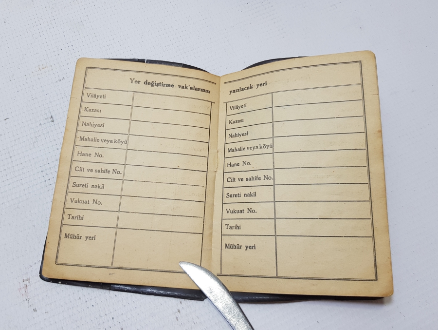 ANTİKA HÜVİYET CÜZDANI - NÜFUS CÜZDANI