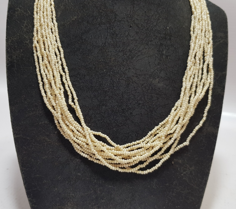 OSMANLI DÖNEMİ İNCİ FORMLU OPAL GERDANLIK