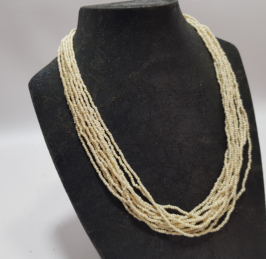 OSMANLI DÖNEMİ İNCİ FORMLU OPAL GERDANLIK