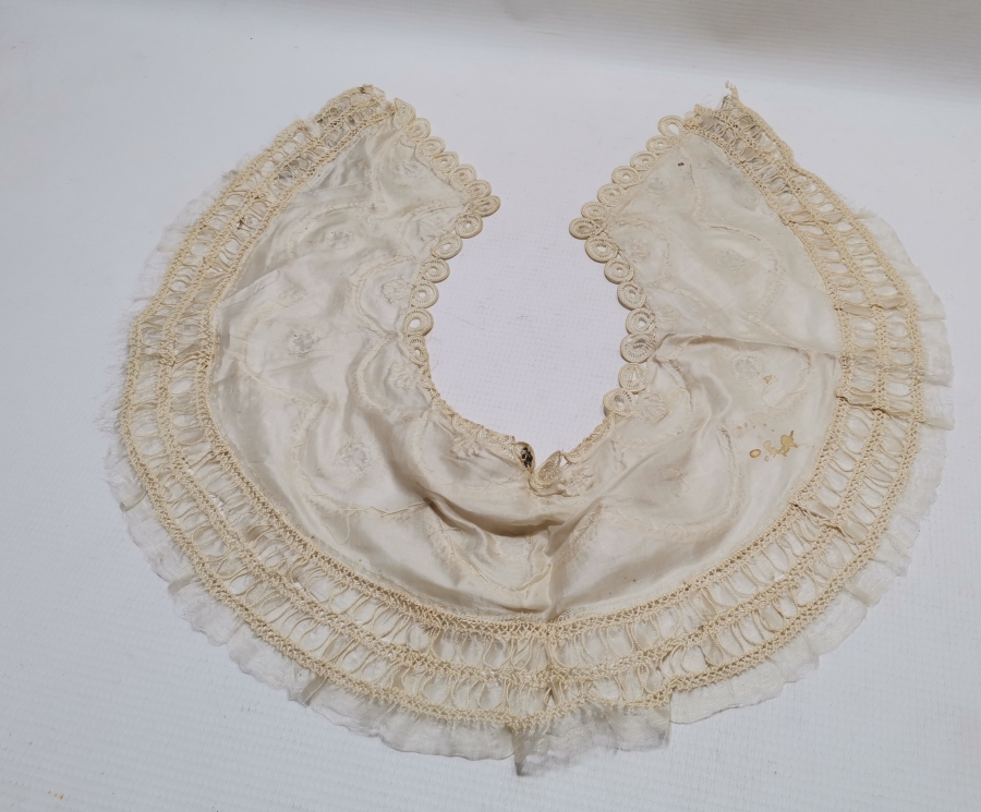 OSMANLI DÖNEMİ İPEK GECELİK YAKASI