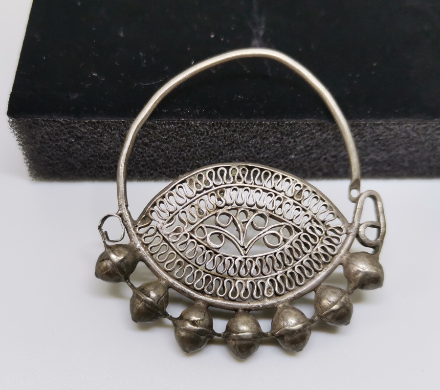 OSMANLI DÖNEMİ DİYARBAKIR YAPIMI GÜMÜŞ ERMENİ KÜPE