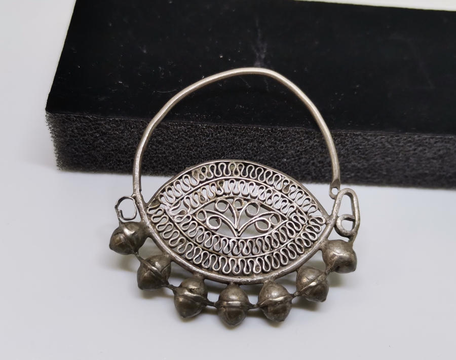 OSMANLI DÖNEMİ DİYARBAKIR YAPIMI GÜMÜŞ ERMENİ KÜPE