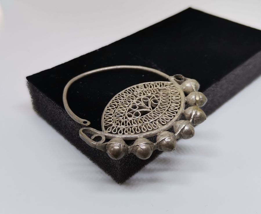 OSMANLI DÖNEMİ DİYARBAKIR YAPIMI GÜMÜŞ ERMENİ KÜPE